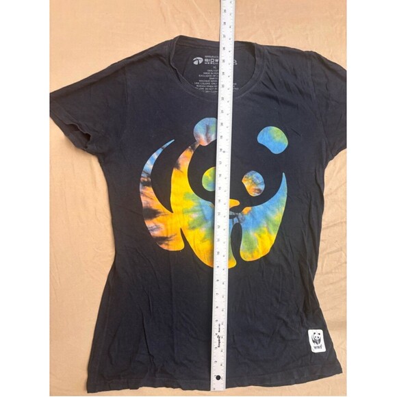Rainbow Panda Graphic Bioworld Merchandising T-shirt Women's  XL Black - Picture 4 of 10